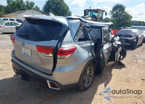 2017 Toyota Highlander Hybrid Ltd Platinum z USA, uszkodzony, nr VIN 5TDDGRFH5HS022907